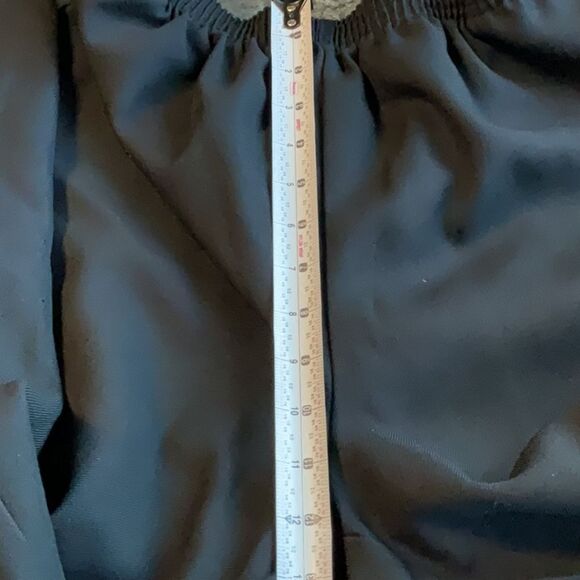 Alfred Dunner Black Straight Leg Pants Women 14P Elastic Waist Polyester Trouser - Picture 7 of 7